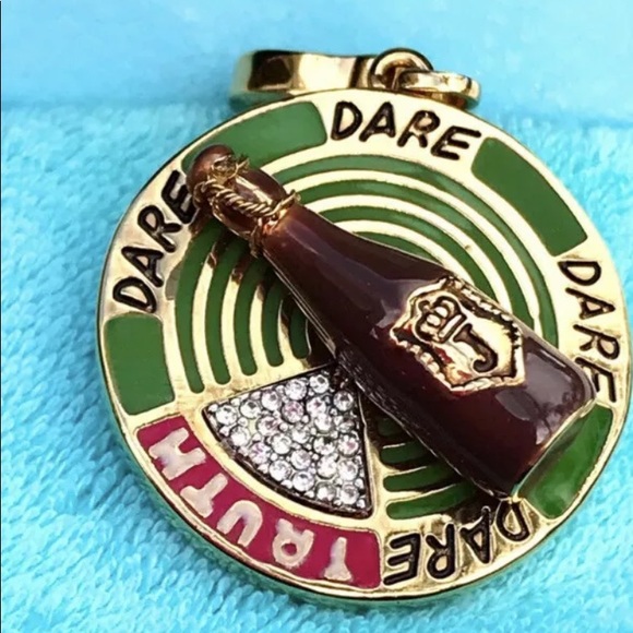 Juicy Couture Jewelry - New RARE HTF Juicy Couture SPIN THE BOTTLE CHARM